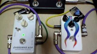 Landgraff Dynamic Overdrive ＆ ChuckTone Overdrive 809 Hand Wirering [upl. by Hillman35]