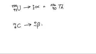 Nuclear decay equations GCSE level [upl. by Wistrup]