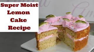 Lemon cake recipe tutorial Baking with Amari YT [upl. by Girardo]