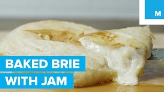 How to Make Baked Brie and Jam  Mashable Food [upl. by Nosnehpets196]