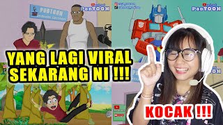 YANG LAGI VIRAL SEKARANG NIH  OPTIMUS PRIME  SALAM DARI BINJAI DAN GTA   REACTION PODTOON [upl. by Wehttam272]