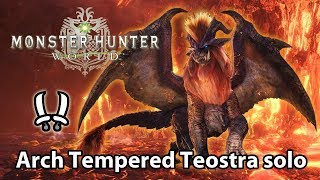 MHWorld  Arch Tempered Teostra solo TA Dual Blades  629 [upl. by Griz]