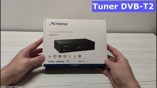 Strong SRT 8215  recenzja tunera DVBT2 z H265 HEVC [upl. by Janik]