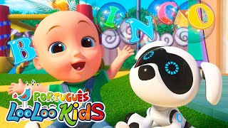 Bingo the Dog e outras Músicas Divertidas para Crianças  Música Infantil  LooLoo Kids Português [upl. by Eannyl]