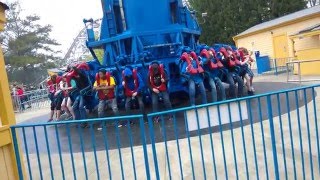 Acrophobia Ride At Six Flags Over Georgia [upl. by Hesta925]