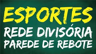 Esportes de Rede e Parede de rebote [upl. by Opalina622]