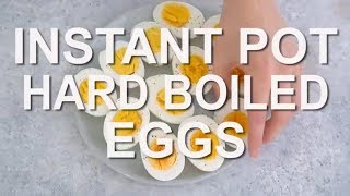 Instant Pot Hard Boiled Eggs Recipe [upl. by Attenod632]