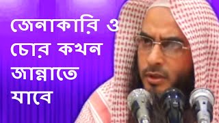 জেনাকারি ও চোর কখন জান্নাতে যাবে  jenakari o chor kokhon jannate jabe  Motiur Rahman Madani [upl. by Homovec]