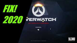 Overwatch Lost Connection To Game Server FIX 2020 V2 [upl. by Joslyn]