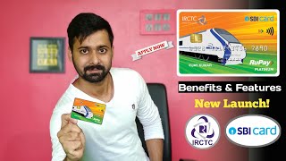 IRCTC SBI Rupay Credit Card Benefits amp Features  Apply IRCTC SBI Card [upl. by Inava]