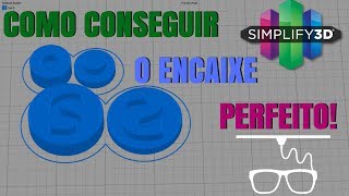 Como conseguir o encaixe perfeito  Impressão 3D [upl. by Pedersen]