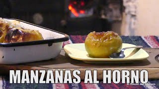 Manzanas al horno quotEl Rincón del Soguero Cocinaquot [upl. by Anehs]