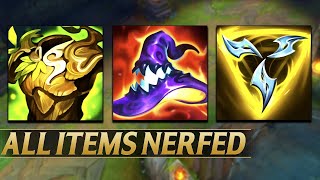 RIOT JUST NERFED ALL LEGENDARY ITEMS  League of Legends [upl. by Ahsekal]