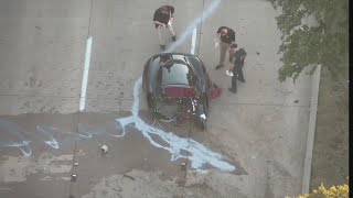 Victims identified after luxury sports car split in half in deadly twocar crash in Lake Highlands [upl. by Nauqyaj]