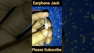 Earphone Wire Ka Jack Repair 😱 earphone speaker jack problem solve viralshort [upl. by Ellednek]