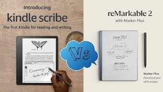 Amazon Kindle Scribe Vs reMarkable 2 The EBook war Review Video EBooks EReaders [upl. by Iridis708]