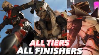 All Finishers with Lobas Mythic Skin All Tiers  Apex Legends 4k 60 fps [upl. by Enneite]