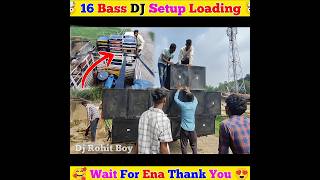 16 Bass Dj Pickup Setup Loading 🤯  Dj Setup dj viral ytshorts trending shortsfeed shorts [upl. by Etnaled]