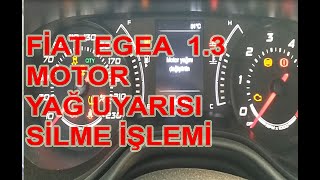 Fiat Egea Bakım KM Sıfırlama İşlemi [upl. by Augustus]