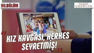 Kader ile Meral’in videosu internete düşüyor  Kırgın Çiçekler 90Bölüm [upl. by Aekan118]