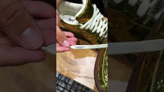 Louis Vuitton x Nike Air Force 1 Low Metallic Gold droper [upl. by Ydnat]