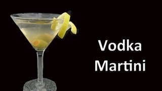 Perfect Vodka Martini Cocktail Recipe [upl. by Layor]