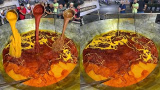 World Record 10000Kg Misal Making on Ambedkar Jayanti😱😱 मुख्यमंत्री तक आते हैं इसे खाने😳😳 [upl. by Eixid]