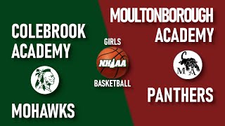 Moultonborough Academy at Colebrook Academy  NHIAA Girls Basketball [upl. by Ahsac]