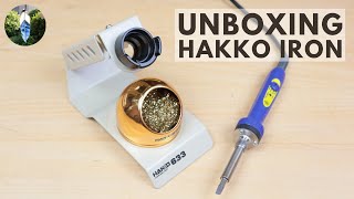 Unboxing Soldering Iron Hakko FX601 plus accessories [upl. by Petronille]