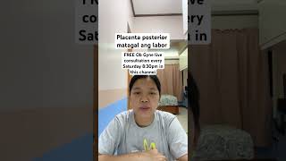 PLACENTA POSTERIORdifficult delivery freeconsultation obgyn [upl. by Mccoy126]