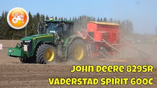 Seeding 2024  John Deere 8295R amp Väderstad Spirit 600C with Biodrill 360 [upl. by Yelsha]