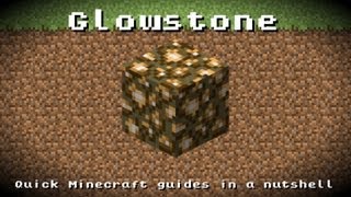 Minecraft  Glowstone Recipe Item ID Information Up to date [upl. by Uht]