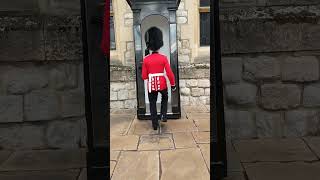 An up close look of a British Beefeater at the Tower of London travel london [upl. by Elset670]