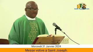 Mercredi 31 Janvier 2024 Messe de 1200PM Chapelle Saint Joseph [upl. by Llyrat]