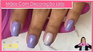 Live das mãos com decoração lilás [upl. by Delamare]