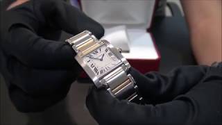 Cartier Tank Francaise Acero y Oro 2301  WatchesGMT Español [upl. by Amliv693]