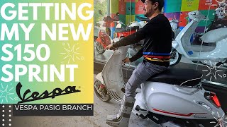 Getting my New Vespa Sprint S150 [upl. by Delacourt458]