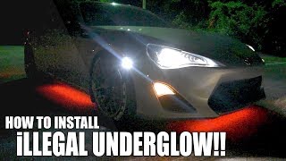 iLLEGAL Underglow Lights INSTALL Rice or Nah [upl. by Junius116]