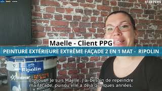 Ripolin  Peinture Extérieure Extrême Façade 2 en 1 Mat [upl. by Zitvaa]