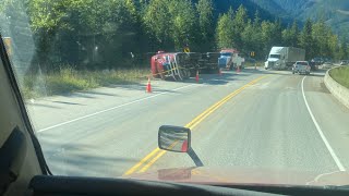 Craziest roads in canada super btrain load pulling up the Rocky Mountains [upl. by Resaec724]