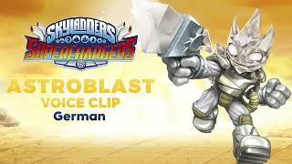 Skylanders SuperChargers  Astroblast voice clip  German [upl. by Thornie34]