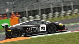 600 hp Lamborghini Gallardo GT3 racing Monza [upl. by Selmner161]