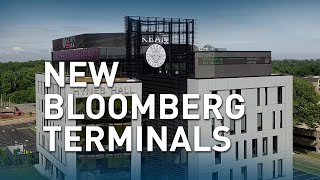 New Bloomberg Terminals at Kean University [upl. by Ivan158]