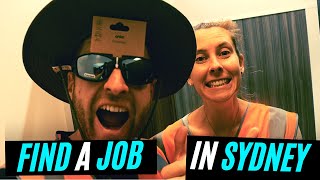 find a JOB as a Backpacker in Sydney Australia Travel Vlog [upl. by Shiau115]