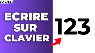 Comment Ecrire Les Chiffres Sur Clavier Un PC Portable 2024 [upl. by Akieluz]