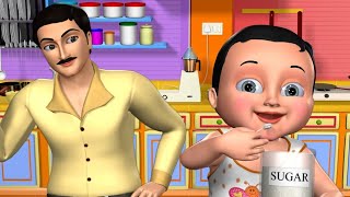 Johny Johny Yes Papa Nursery Rhymes Kids Songs  Childrens Songs  Joni Joni Yes Papa Kids Songs [upl. by Lanti355]