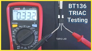 How To Test BT136 TRIAC Using Multimeter [upl. by Hsiwhem]