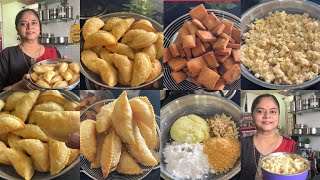 akele kaise itna bana Tips amp Tricks diwali sweets🍱 mawa gujhiya🌺 aata shakkar pare🌺 milkpowder mawa [upl. by Adnaerb]