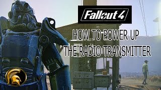 Fallout 4  Taking Independance  How To Power Up The TransmitterRadio [upl. by Aronson]