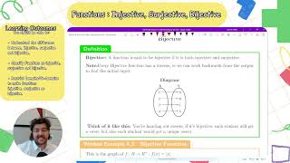 Functions  Injective  Surjective and Bijective Functions [upl. by Airemat64]